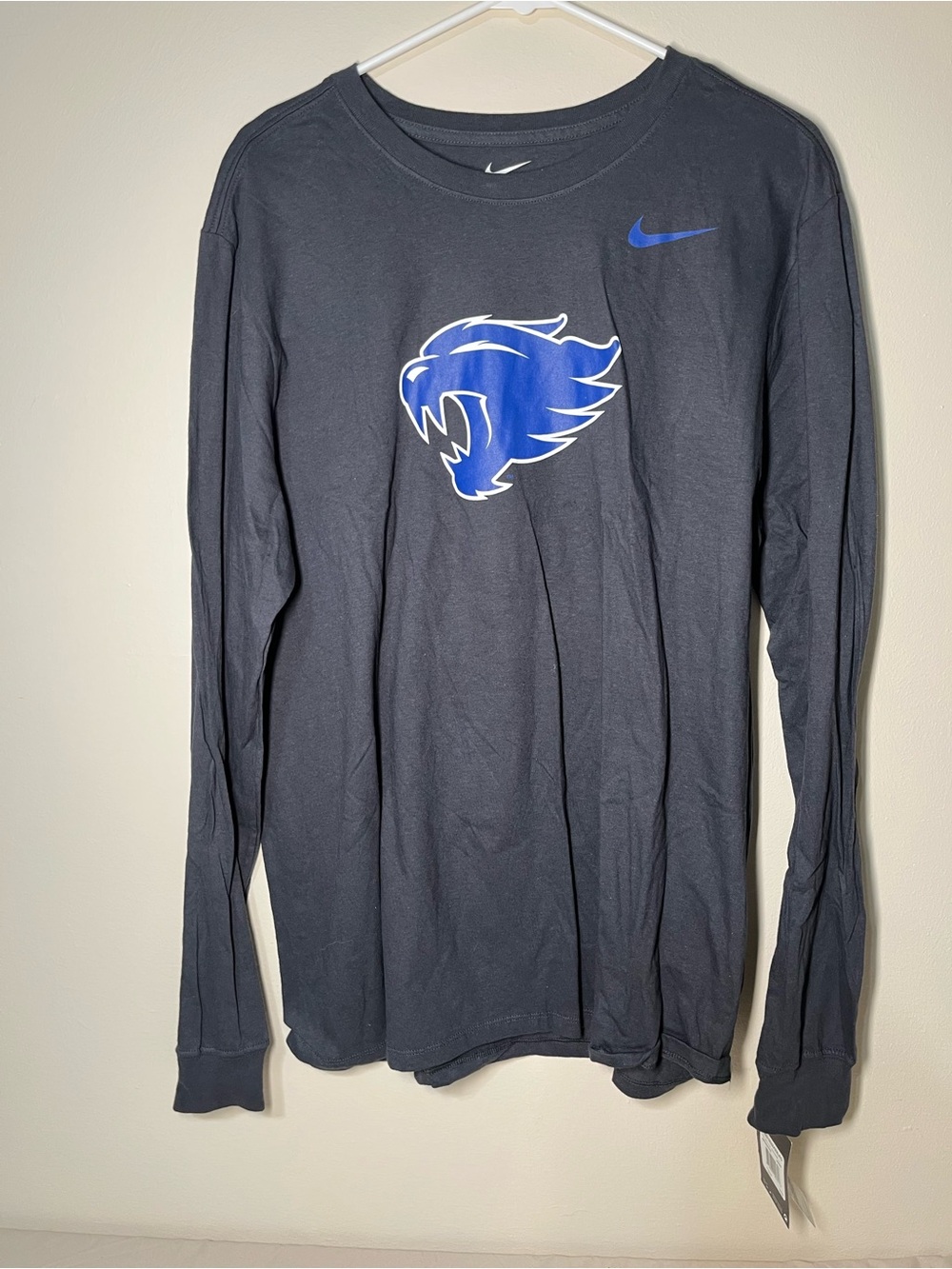 Nike Kentucky Wildcats Men's Long-Sleeve Dark Gray Tee